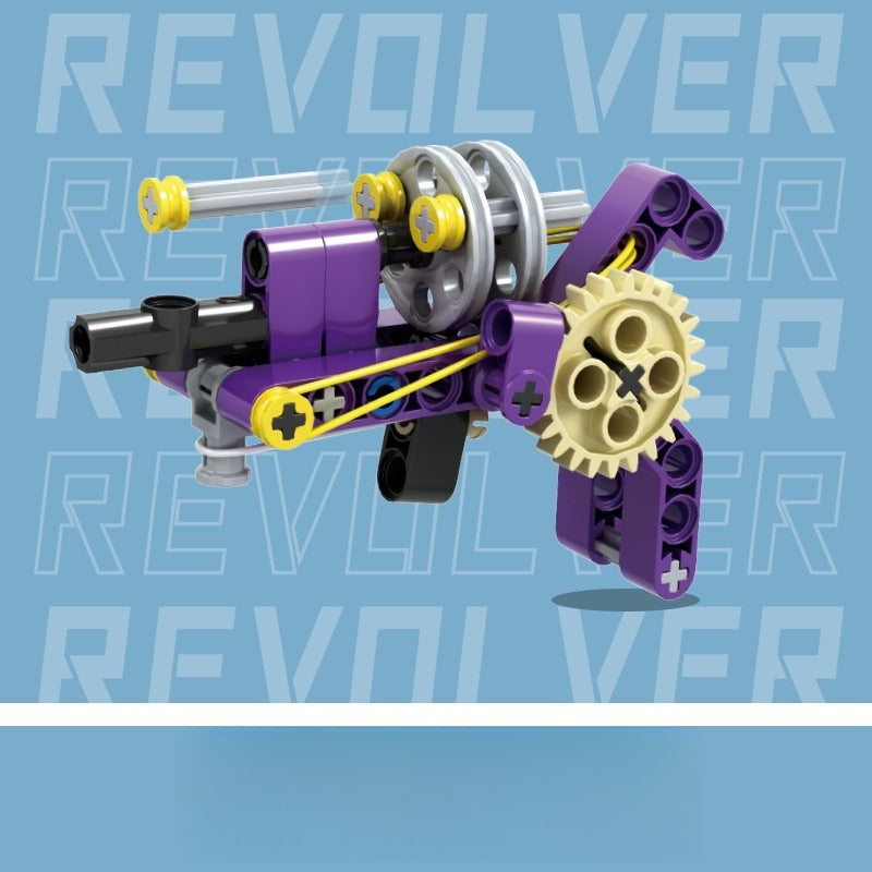 Mechanische Speelgoedrevolver - STEM-Bouwpakket
