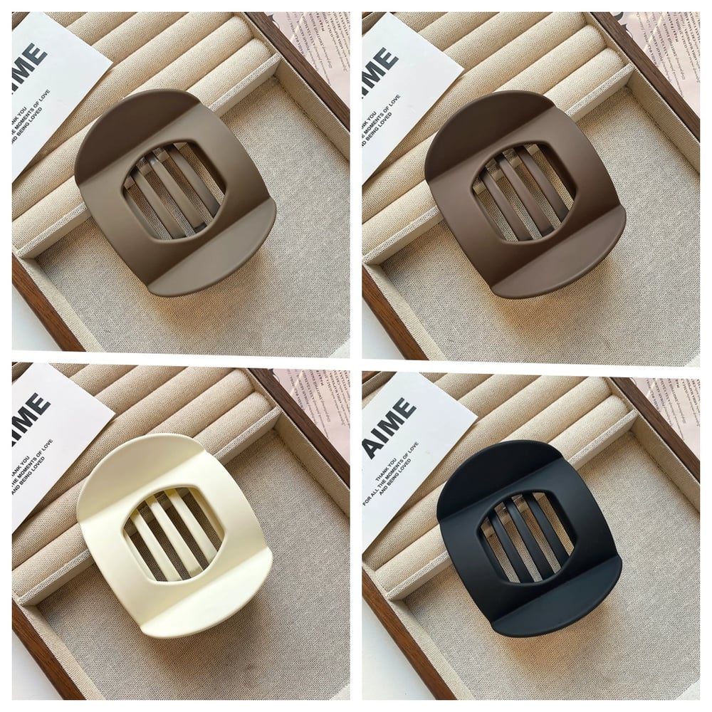 💖Casual Veelzijdige Effen Haarclips (4st)