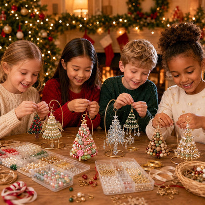 DIY Kerstboomornament met Kralen – Creatieve Kerstboomversiering