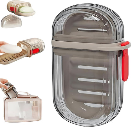 Reiszeepdoosje met afvoer