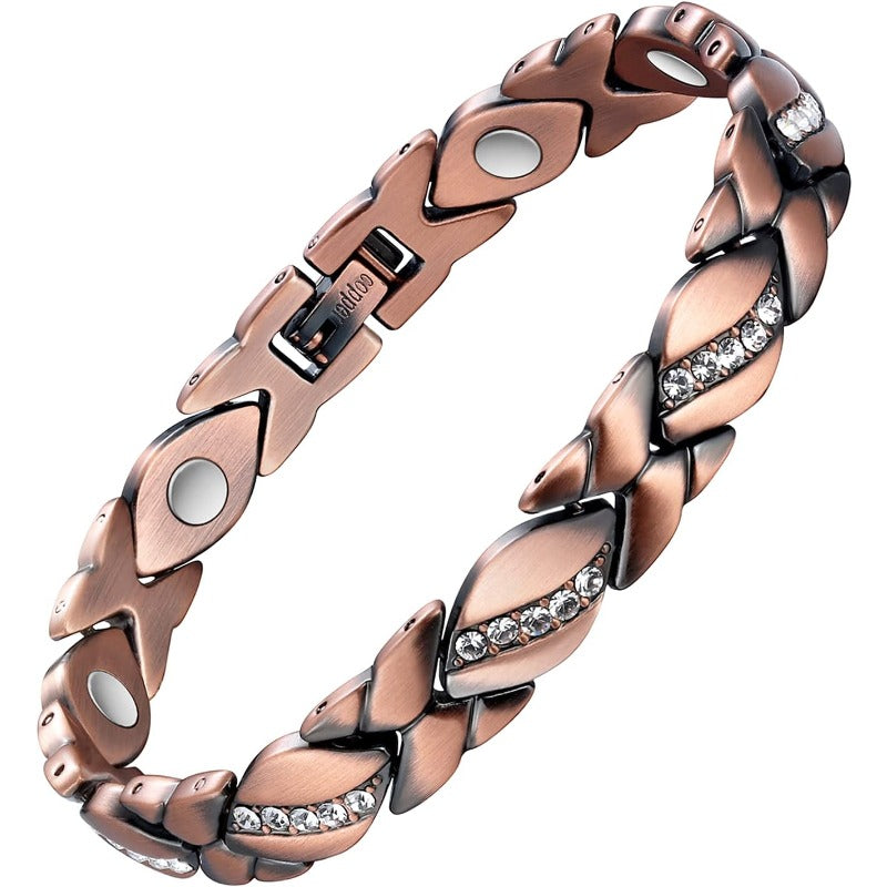 Magnetische koperen armband