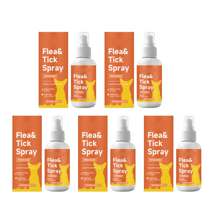Vlooien- & Tekenverzorgingsspray voor Honden