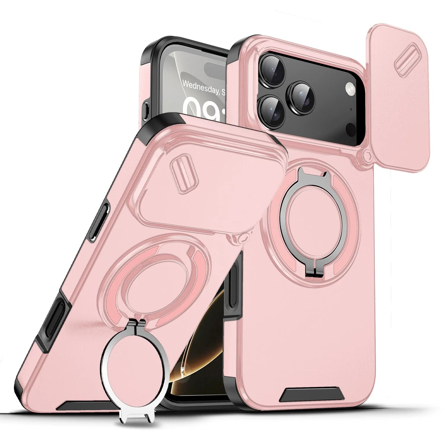 Magnetisch iPhone Hoesje met Ringstandaard