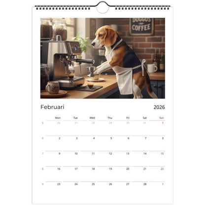 Beagle-hond Kalender 2026 - Dagelijkse activiteiten