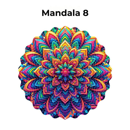 Hangende Windvanger Mandala-3D-effect