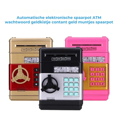 Mini elektronische geldautomaat met pincode