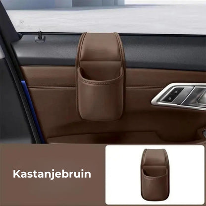 Leren Autodeur Bekerhouder