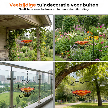 Hangend Vogelvoederbakje met Bloemmotief
