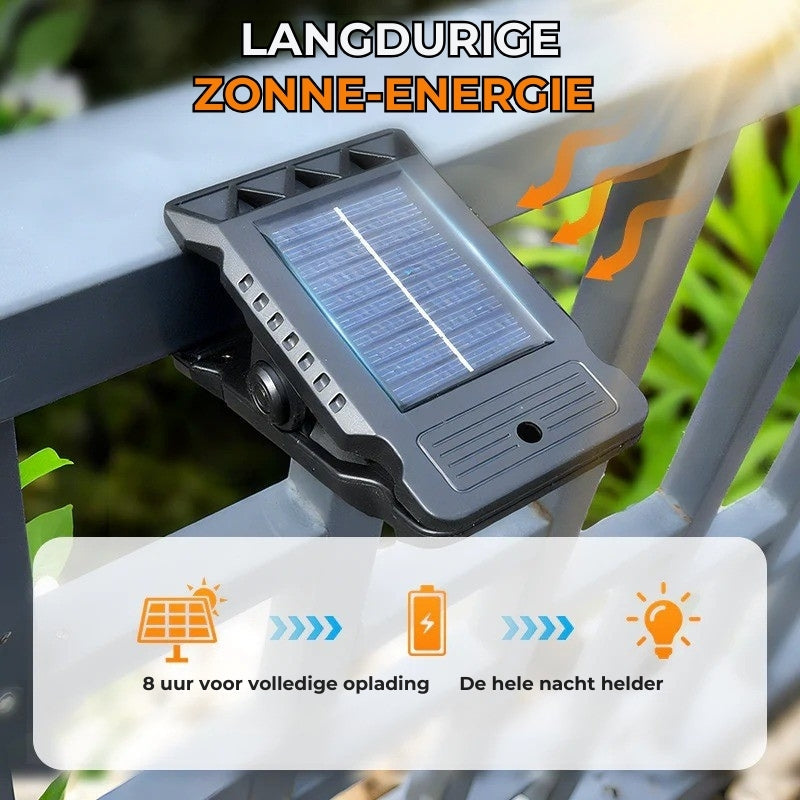 Solar Buitenlamp met Klem en Bewegingssensor