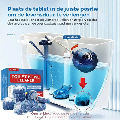 Cleaner Pro° Toilettablets: Automatische Drop-in Toiletreinigings Tabletten