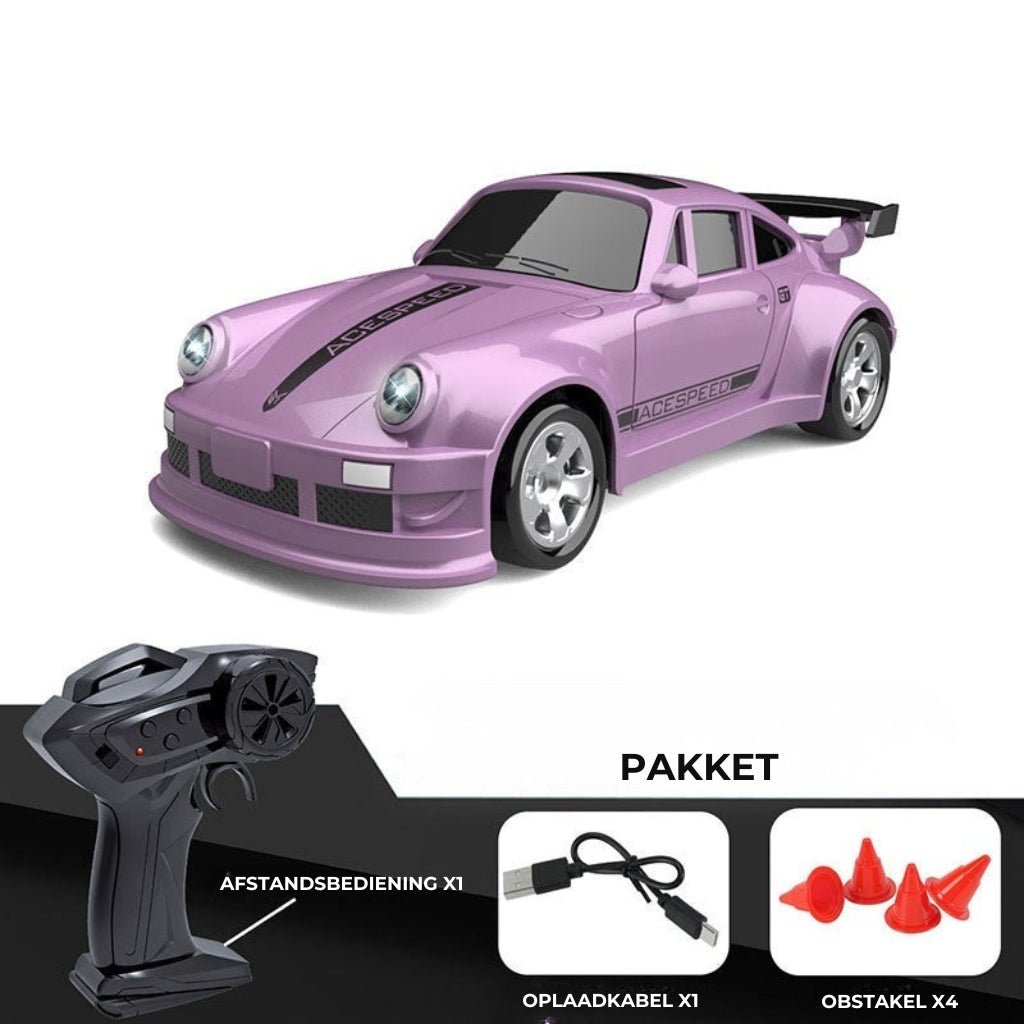 Mini-raceauto met afstandsbediening