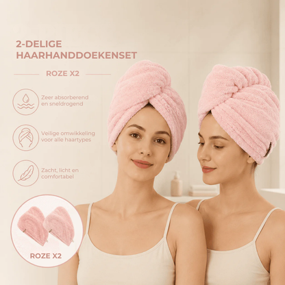 Ultrazachte absorberende haardroogdoek