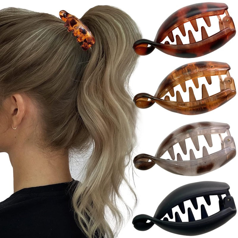 Direct volume paardenstaart haarspeld (4 kleuren)