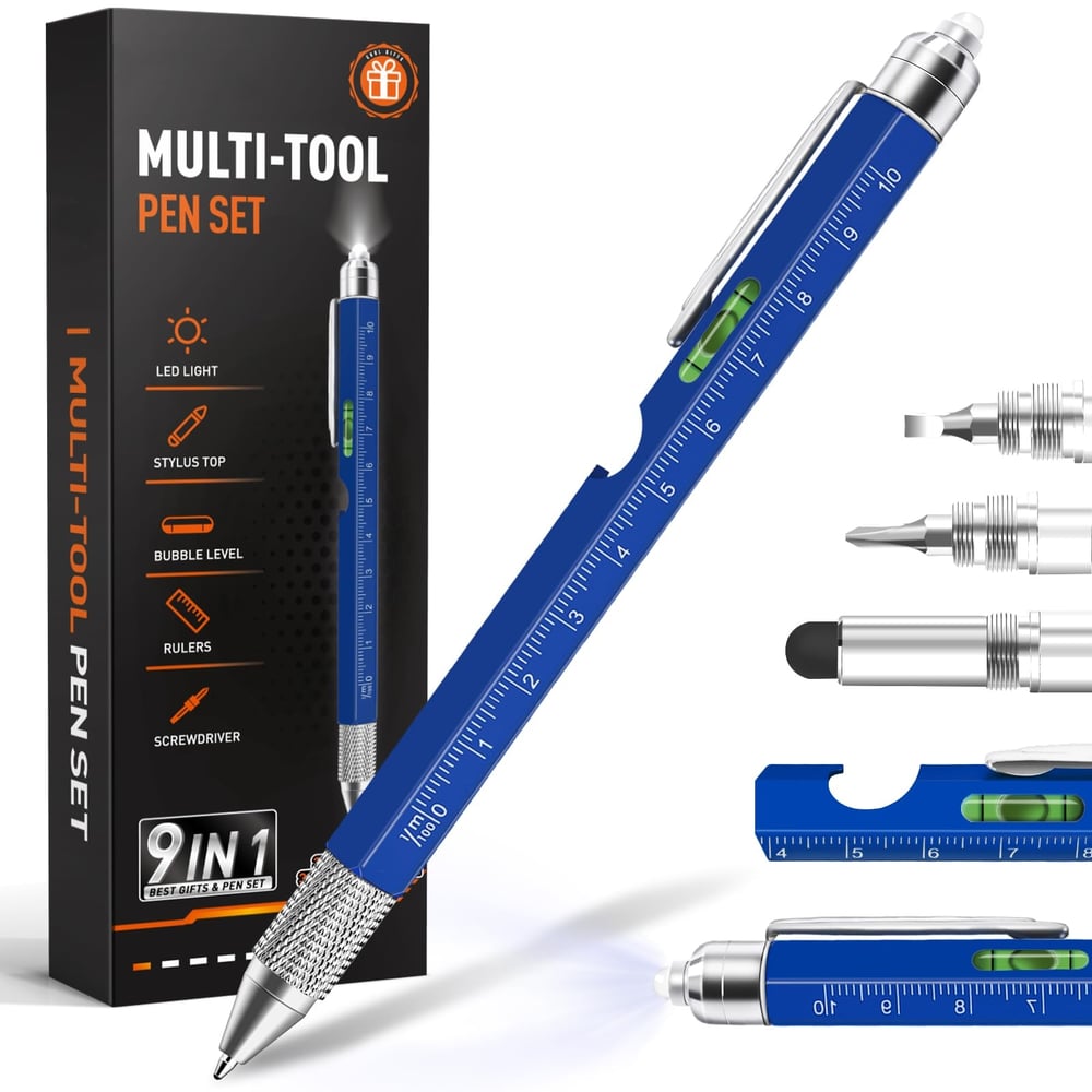 9-in-1 Multifunctionele Toolpen