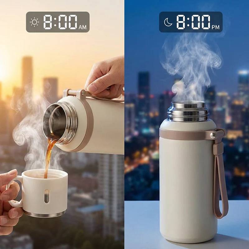 Roestvrijstalen Thermos met Mok