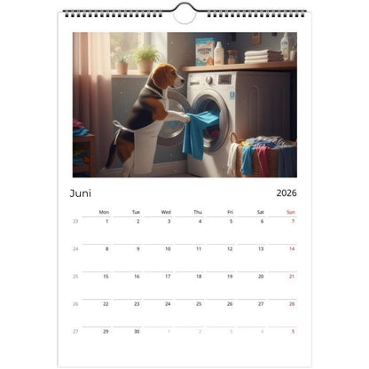 Beagle-hond Kalender 2026 - Dagelijkse activiteiten
