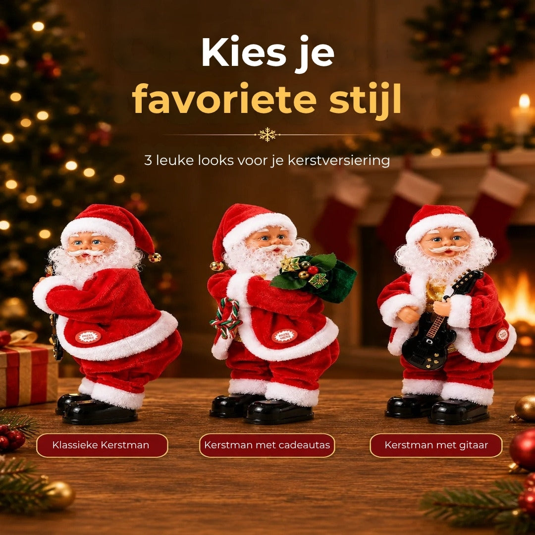 Dansende Kerstman met Muziek