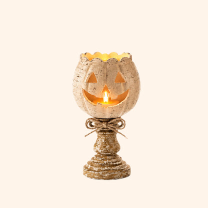 Halloween Pompoen Kandelaar