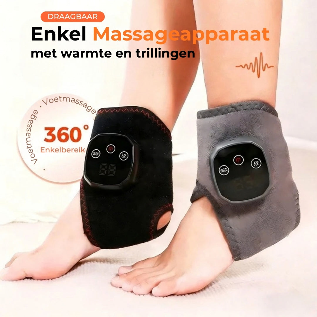 Enkelmassageapparaat met Warmte en Trillingen