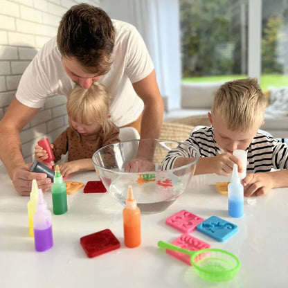 Magische gelei voor het maken van waterelfjes – 4, 8 of 12 kleuren (vanaf 2 jaar)