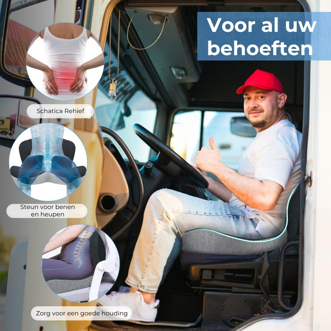 Comfortabele Anti-Slipzitting van Traagschuim