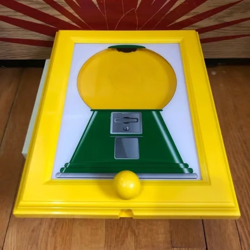 🍬Zeldzaam Vintage Handy Candy Frame - Hangende Snoepautomaat Kunst