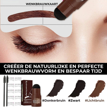 Perfect Brows Set sjablonen en stiften
