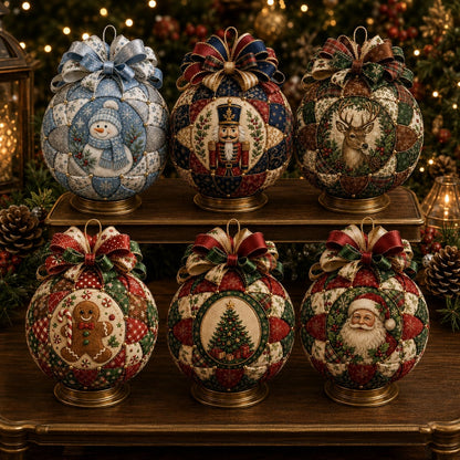 DIY Kerstballen Patchworkset