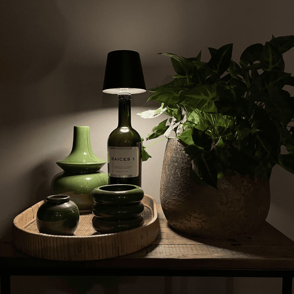 Flessenlamp