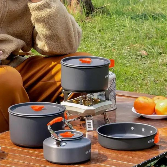 Multifunctioneel Draagbaar Camping Kookset