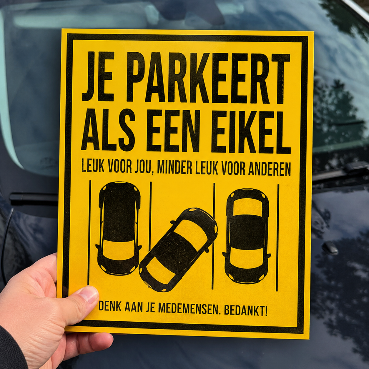 Slecht Parkeren Sticker - 50 Stuks