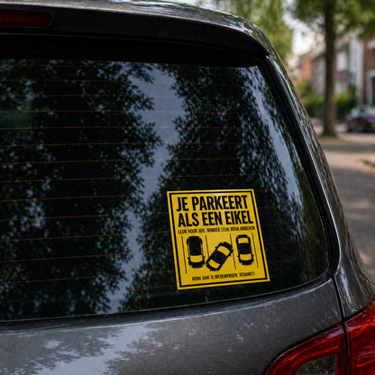Slecht Parkeren Sticker - 50 Stuks