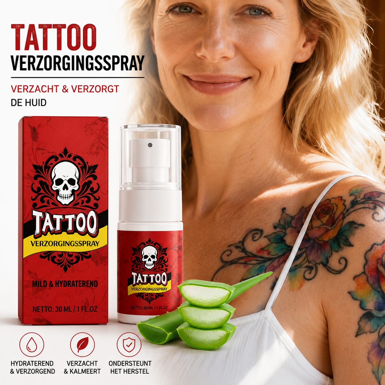 Professionele Tattoo Verzorgingsspray 30ML