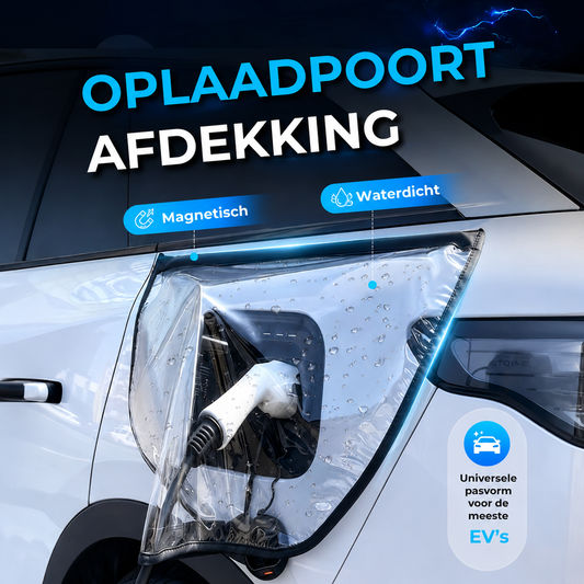 Auto Oplaadpoort Regenhoes - Magnetisch en Waterdicht