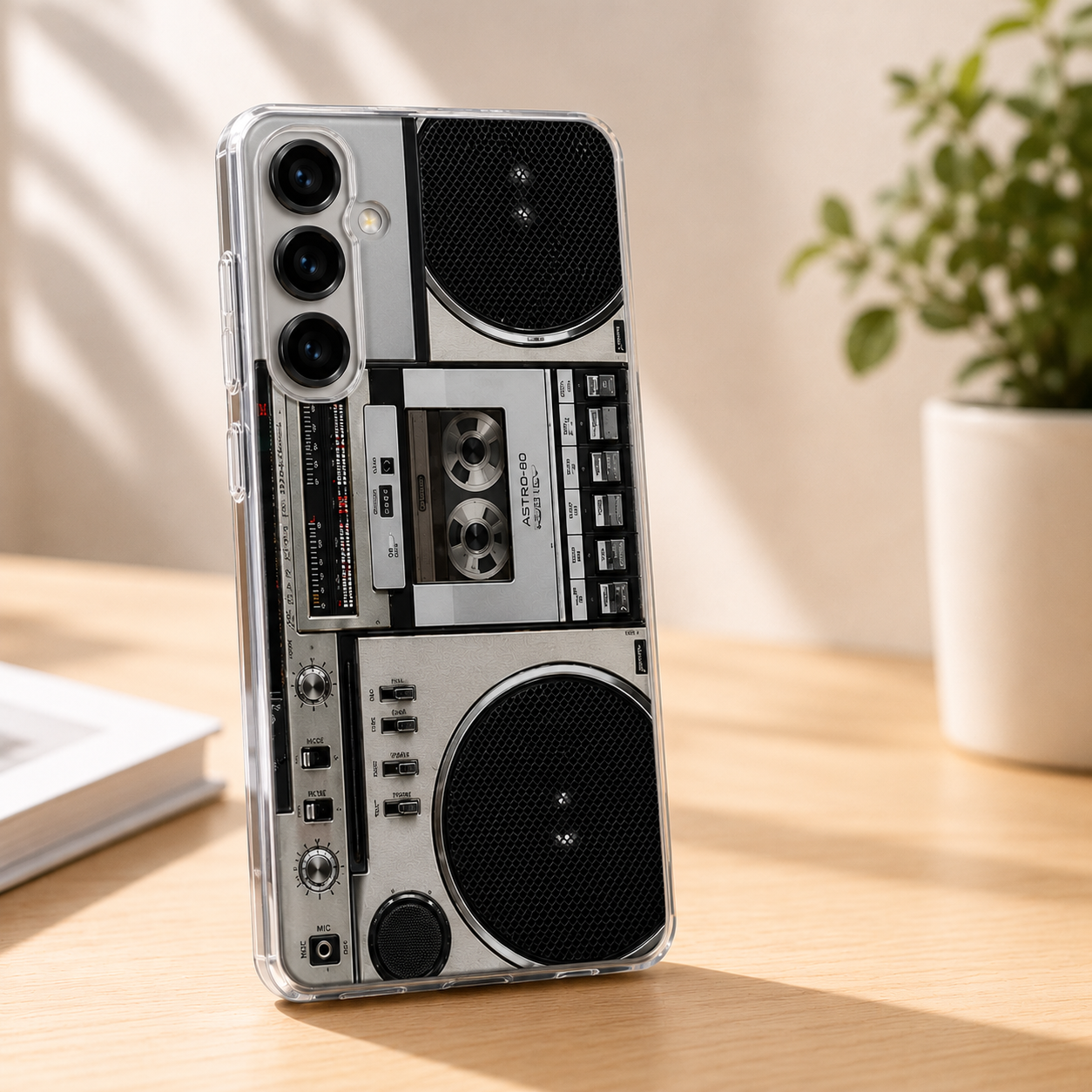 Retro Cassettespeler Telefoonhoesje voor Samsung