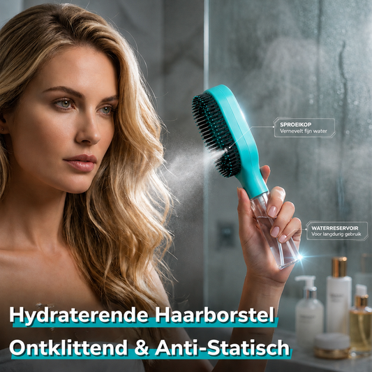 Hydraterende Haarborstel met Ingebouwde Vernevelaar