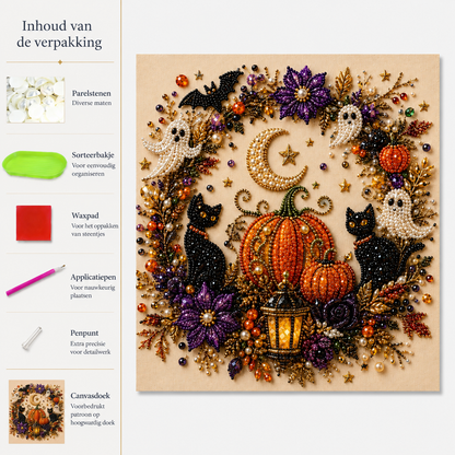 DIY Halloween Parelkunstwerk