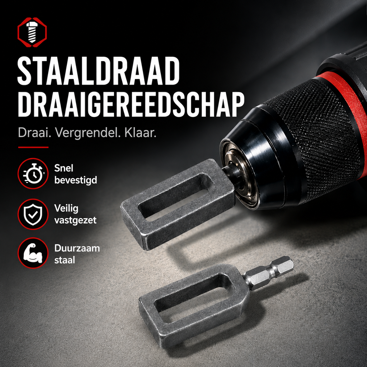 Staaldraad Draaigereedschap voor Boormachines