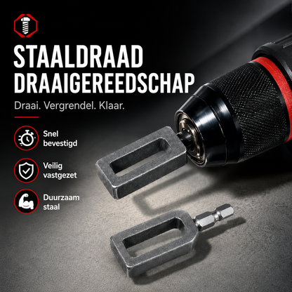 Staaldraad Draaigereedschap voor Boormachines