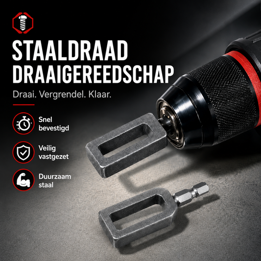 Staaldraad Draaigereedschap voor Boormachines