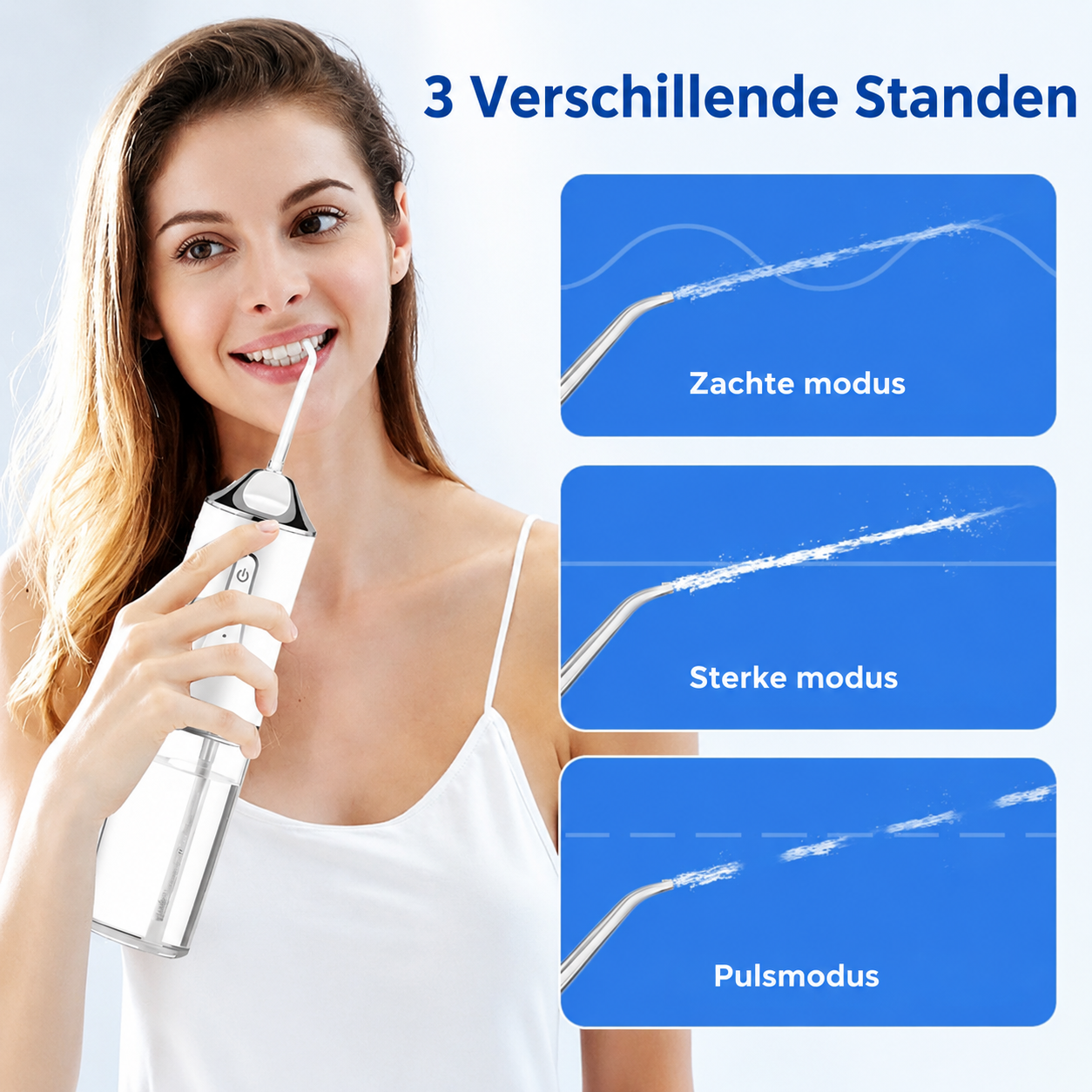 Elektrische Waterflosser voor Diepe Tandreiniging