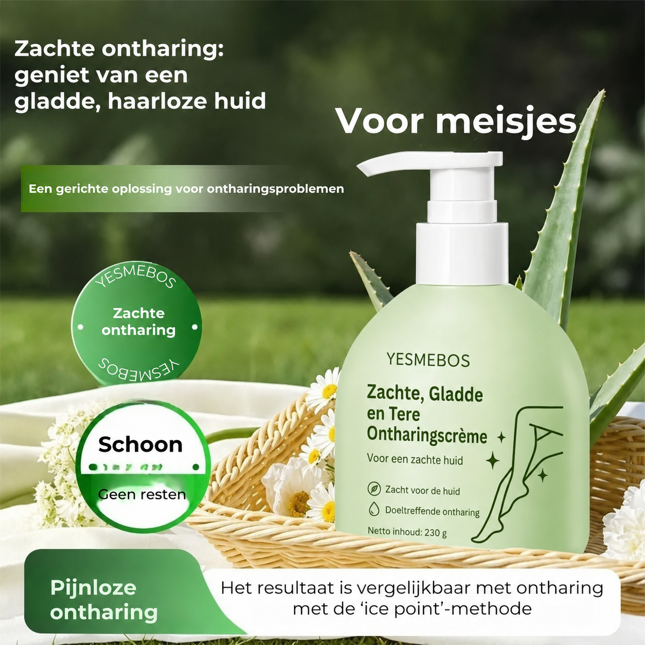 Pijnloze Ontharingscrème voor Zachte en Gladde Huid