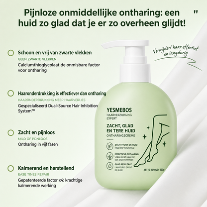 Pijnloze Ontharingscrème voor Zachte en Gladde Huid
