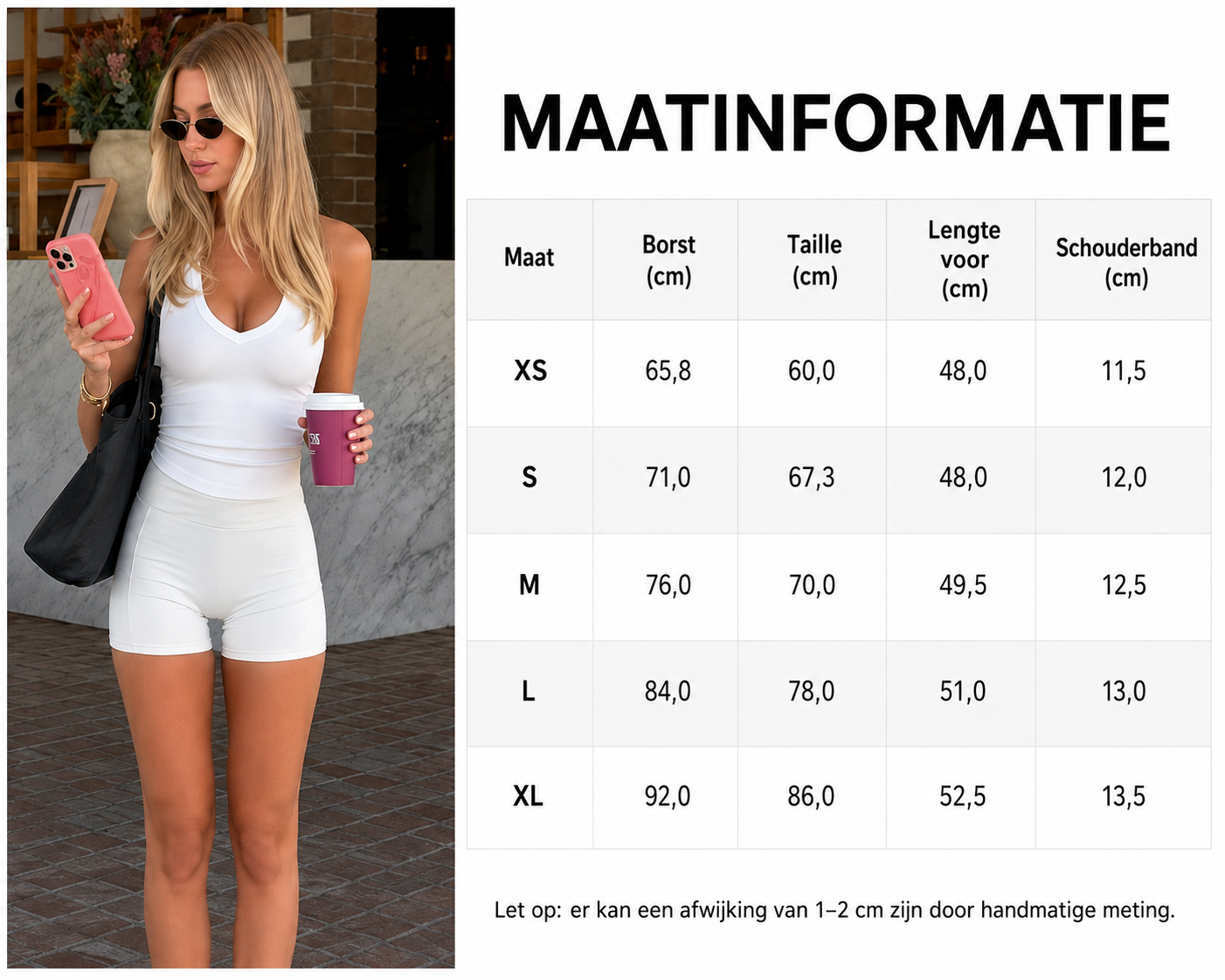 Slim-Fit Nylon Topje met Ingebouwde BH voor Dames