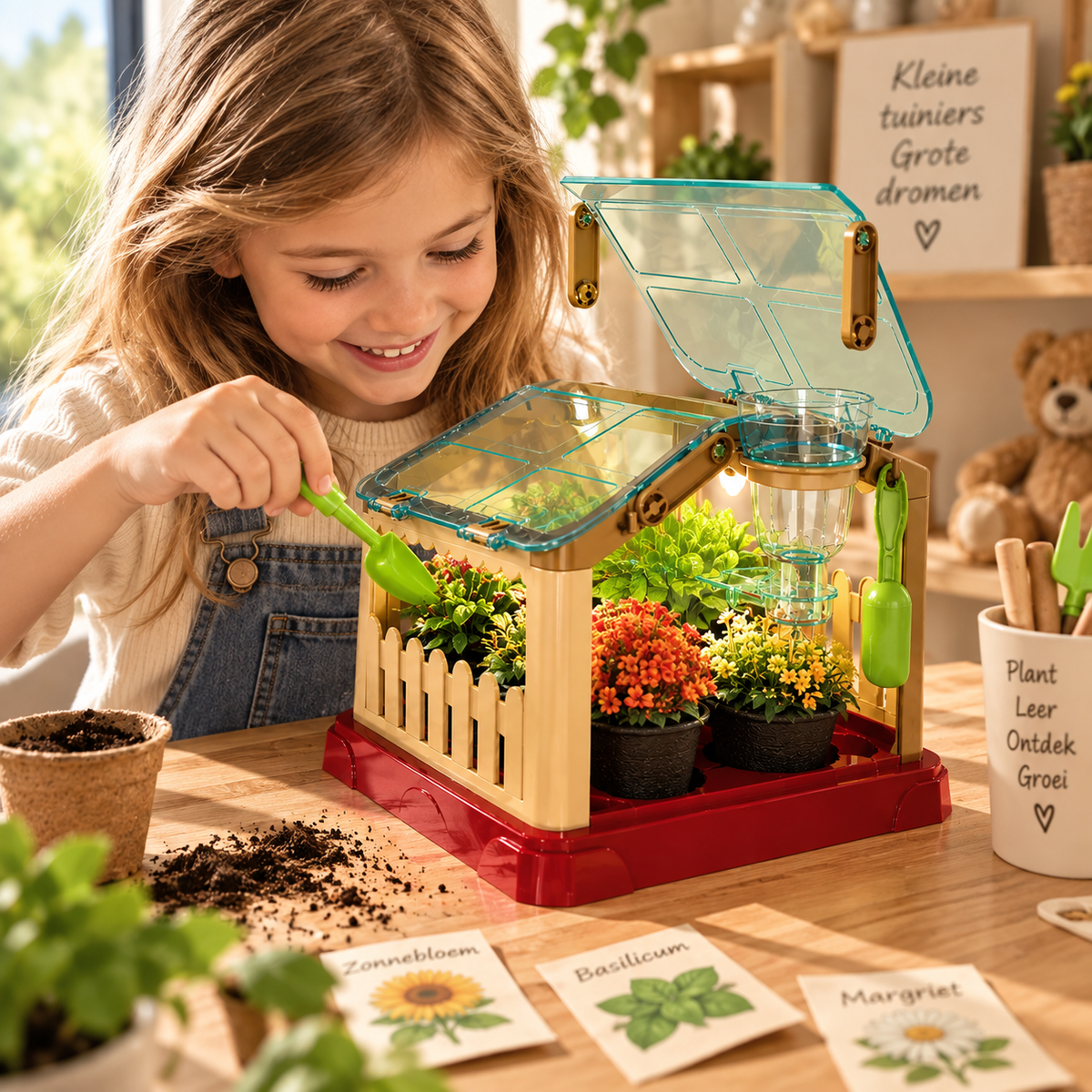 Mini-Kweekkas met Automatische Bewatering