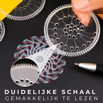 Tekenspiralen Set (22 stuks)