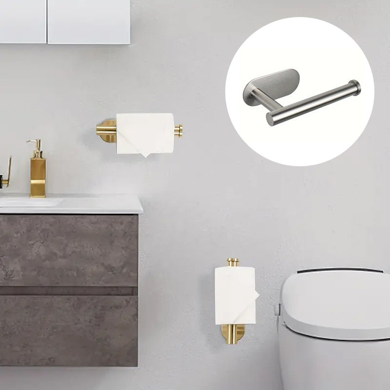 Toiletrolhouder Boorvrije Wandmontage - Roestvast Staal