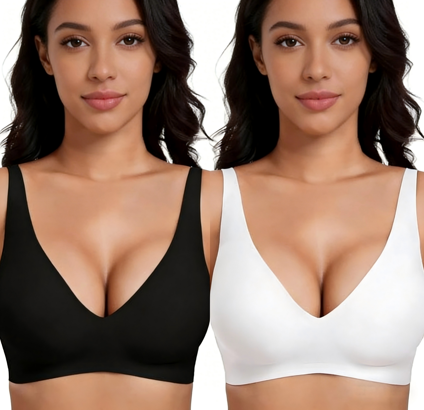 Naadloze Jelly Push-Up Beha zonder Beugels