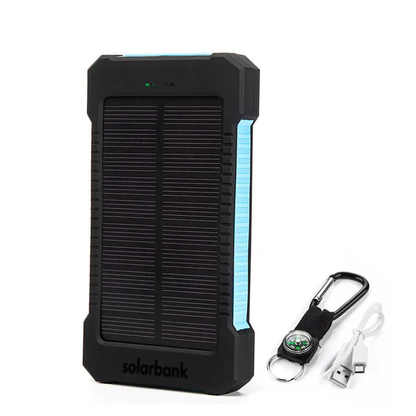 Noodpowerbank en Zaklamp op Zonne-Energie