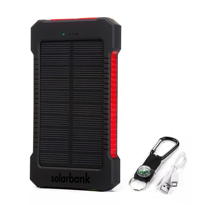 Noodpowerbank en Zaklamp op Zonne-Energie